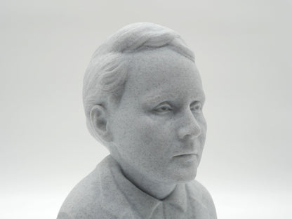 Marie Curie Life Size Bust – 3D Printed Female Scientist Sculpture – Nobel Prize Winner Decor – Inspirational STEM Gift Home Library Art