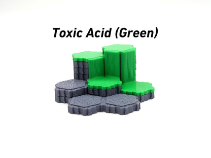Waterfalls Accessory Hero Scape Compatible Hex Terrain | Tabletop Battle Pieces | Paintable Miniature Board Game| Role Play heroscape pieces