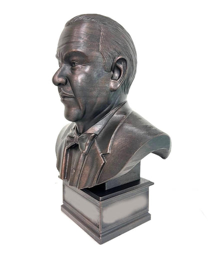 Life Size Custom 3D Printed Marble Color or Painted PLA Bust | Personalized Sculpture | Send us 3+ Photos & We'll Sculpt and Print a 3D Bust