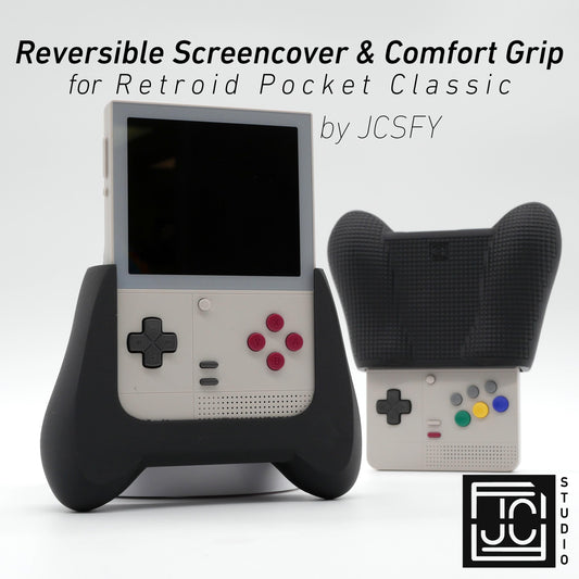 Retroid Pocket Classic Reversible Screen Cover Comfort Grip Felt Screen Protector | Gaming Handheld Protection with Textured Pattern