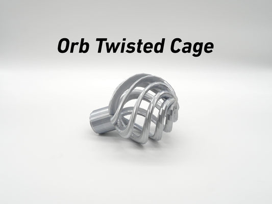 Orb Twisted Cage Staff Kit for Cosplay Wizard Convention Events | Removable Top Piece Topper | 3D Print  Modular Wizard Cane Walker by JCSFY
