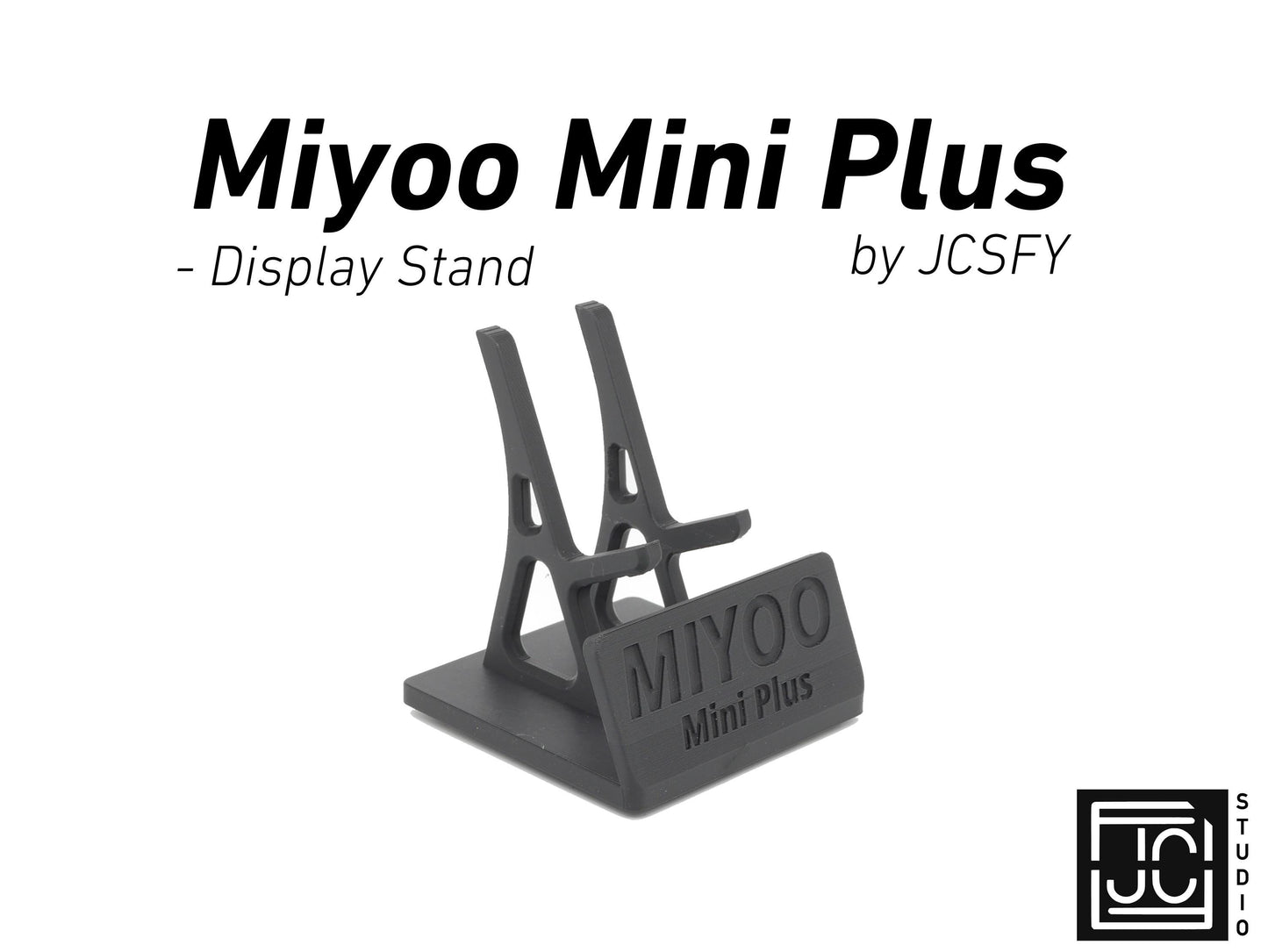 Display Stand for Miyoo Mini Plus MMP + with Charging Space | Dock Shelf Unit Gaming Retro Device Compatible with JCSFY Grips
