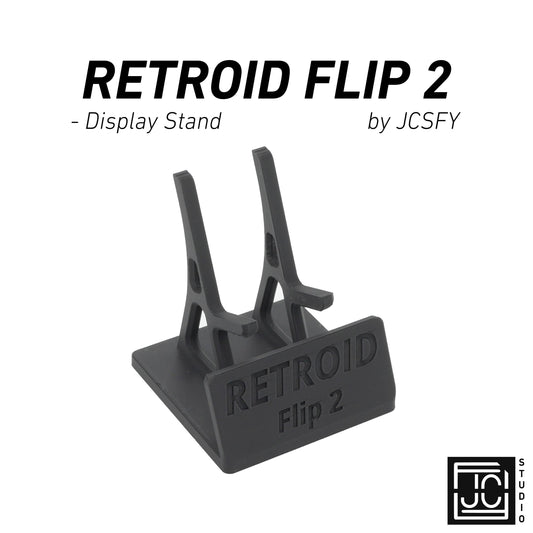 Display Stand for Retroid Flip 2 RFLIP2 RFLIP with Charging Space | Dock Shelf Unit Gaming Retro Device Compatible with JCSFY Grips