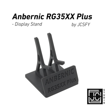 Display Stand for RG35XX Plus Anbernic 35XX with Charging Space | Dock Shelf Unit Gaming Retro Device Compatible with JCSFY Grips