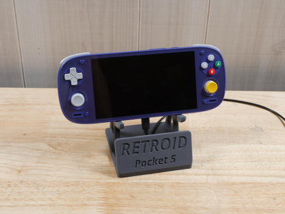 Display Stand for RP5 Retroid Pocket 5 with Charging Space | Dock Shelf Unit Gaming Retro Device Compatible with JCSFY Grips