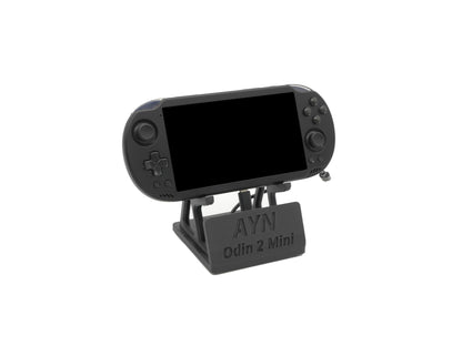 Display Stand for Ayn Odin 2 Mini O2Mini with Charging Space | Dock Shelf Unit Gaming Retro Device Compatible with JCSFY Grips
