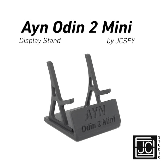 Display Stand for Ayn Odin 2 Mini O2Mini with Charging Space | Dock Shelf Unit Gaming Retro Device Compatible with JCSFY Grips