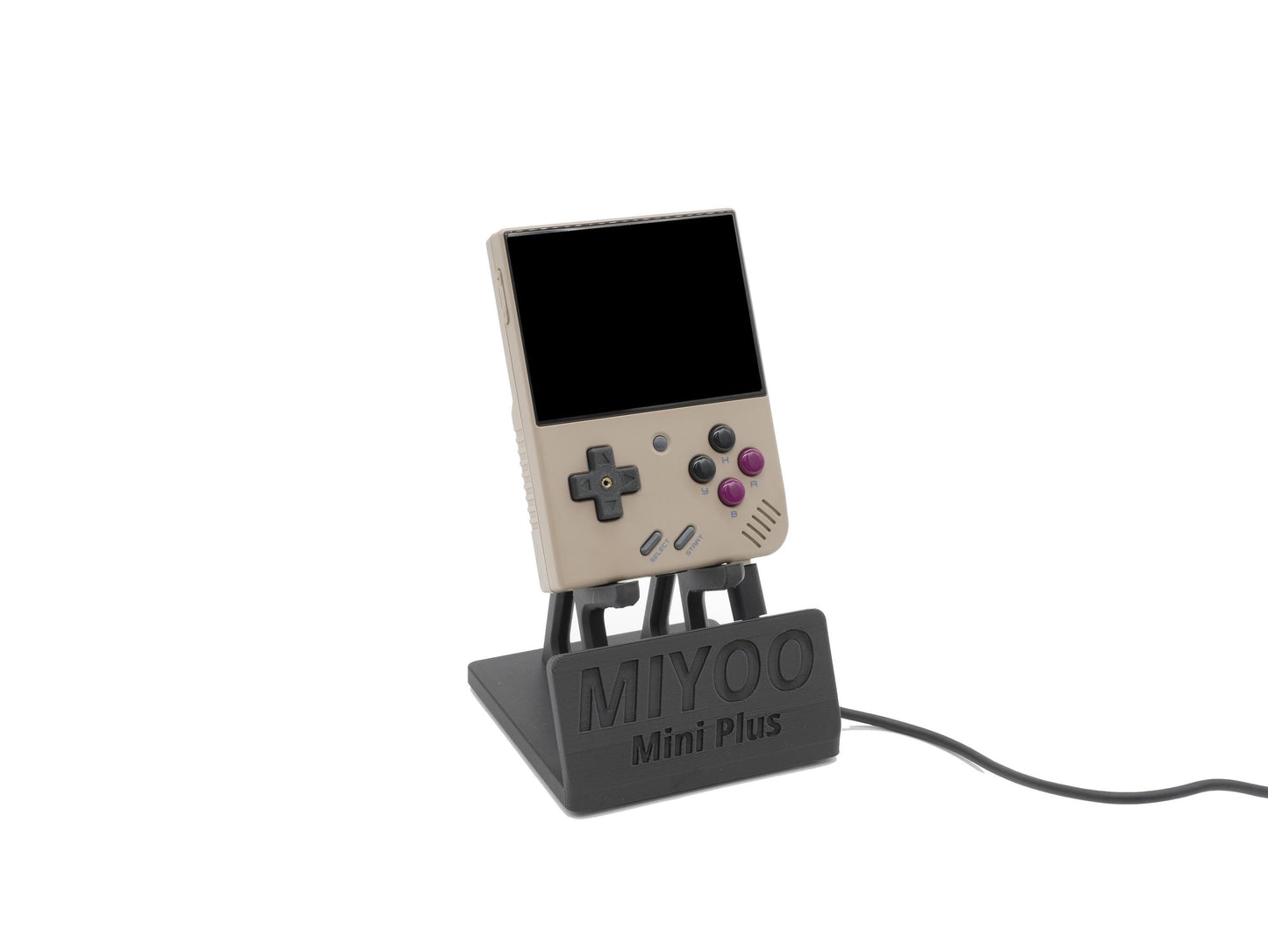 Display Stand for Miyoo Mini Plus MMP + with Charging Space | Dock Shelf Unit Gaming Retro Device Compatible with JCSFY Grips