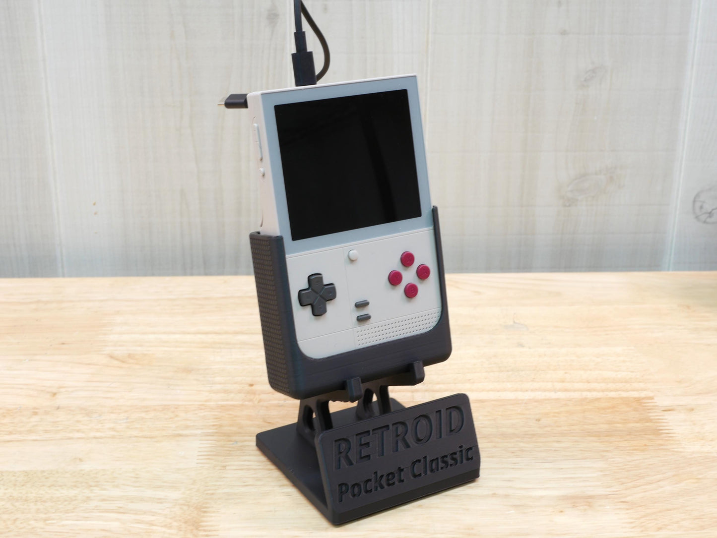 Display Stand for Retroid Pocket Classic with Charging Space | Dock Shelf Unit Gaming Retro Device Compatible with JCSFY Grips