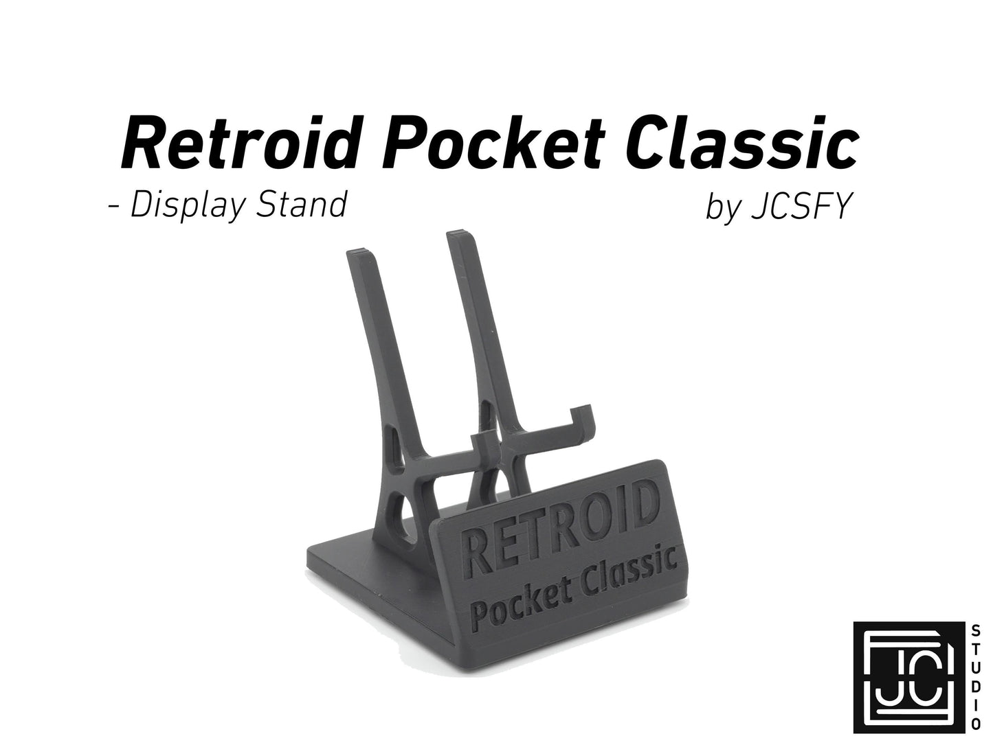 Display Stand for Retroid Pocket Classic with Charging Space | Dock Shelf Unit Gaming Retro Device Compatible with JCSFY Grips