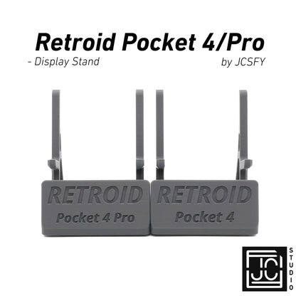 Display Stand for Retroid Pocket 4 / 4 Pro with Charging Space | Dock Shelf Unit Gaming Retro Device Compatible with JCSFY Grips