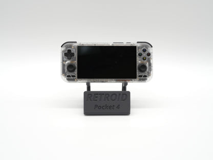 Display Stand for Retroid Pocket 4 / 4 Pro with Charging Space | Dock Shelf Unit Gaming Retro Device Compatible with JCSFY Grips