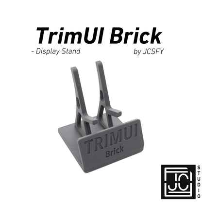 Display Stand for TrimUI Brick TRIM UI with Charging Space | Dock Shelf Unit Gaming Retro Device Compatible with JCSFY Grips