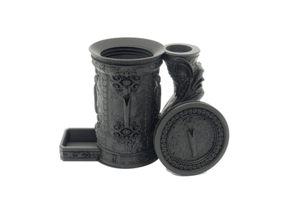 Ranger Themed Tankard Dice Tower and Can Holder with Dice Vault | Fates End RolePlay RP Gamer Mug Roll Gift Storage DND Classes from JCSFY