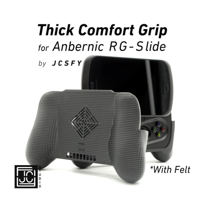 Felt Comfort Grip for Anbernic RG Slide Thick Comfort Grip with Felt Wrap Ergonomic RG-Slide Handheld Deluxe