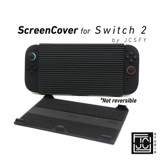 Travel Screen Cover for Switch 2 Console with Felt Lined Interior Clip-On Locking Shield for Safe Transport Storage by JCSFY