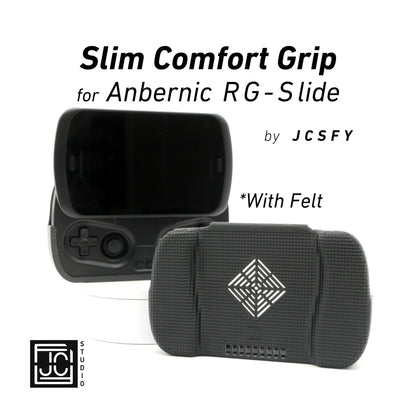 Felt Slim Grip for Anbernic RG Slide Slim Comfort Grip with Felt Wrap Ergonomic RG-Slide Handheld Deluxe