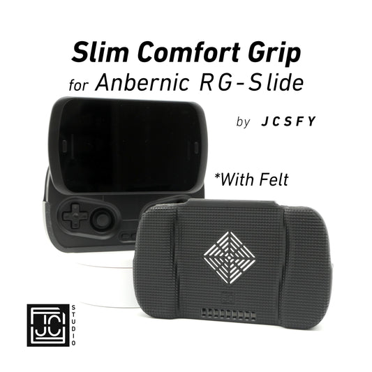 Felt Slim Grip for Anbernic RG Slide Slim Comfort Grip with Felt Wrap Ergonomic RG-Slide Handheld Deluxe