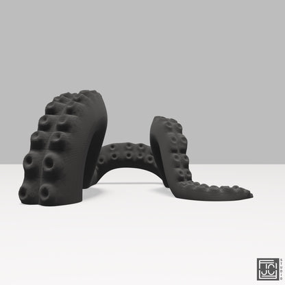 Octopus Phone Stand - Ocean Themed Desk Accessory - Marine Life Decor And Home Office Setup - Aquarium Sea Water Tank - JCSFY 3D Printed