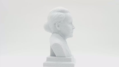 Marie Curie Sculpture Bust - Life Size Female Scientist Art | STEM Gift